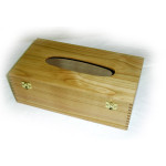 dřevěná krabička na kapesníky - třešeň