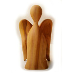 dřevěné plastiky - anděl švestka 30cm