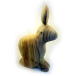 dřevěné plastiky - králík topol 65x45x14cm