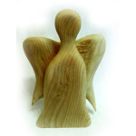 dřevěná plastiká - anděl jasan 40cm